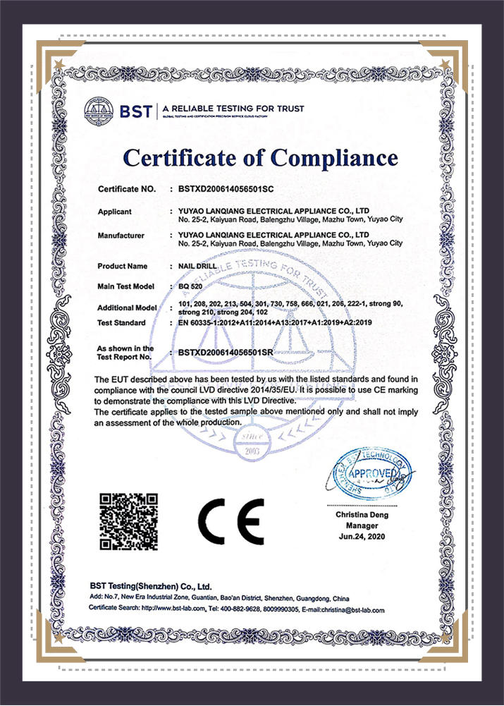 LVD certifiicate