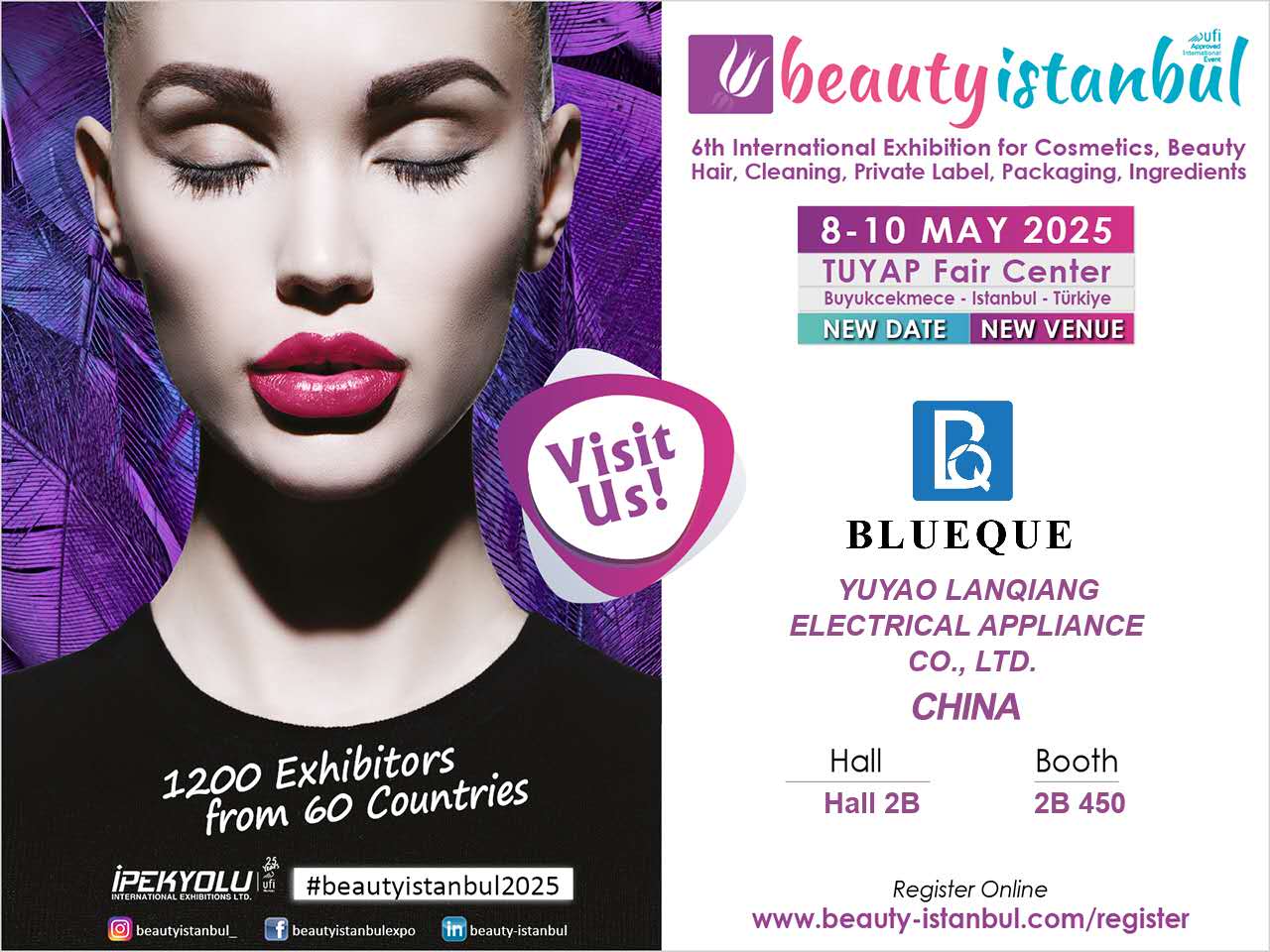 6th International Exhibition for Cosmetics, BeautyHair, Cleaning, Private Label, Packaging, ingredients